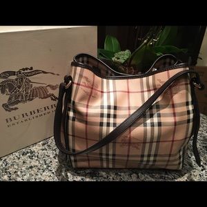 Authentic Burberry bag brown strap!
